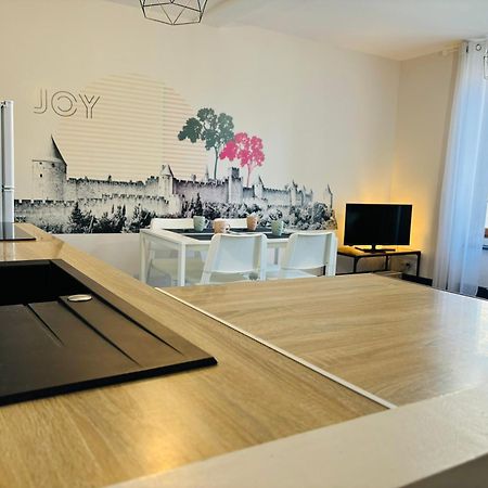 Spacieux, Climatise, Quartier Calme, Proche Chateau, Le Cocon De Joy Carcassonne Eksteriør billede